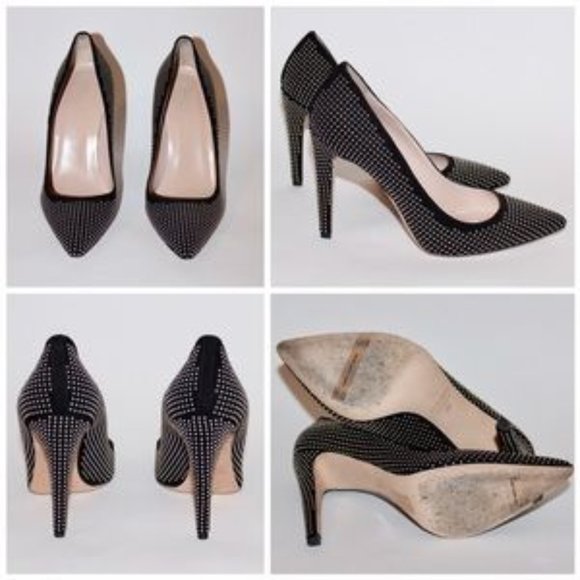 Club Monaco Black Studded Jamie Pump - Picture 2 of 3